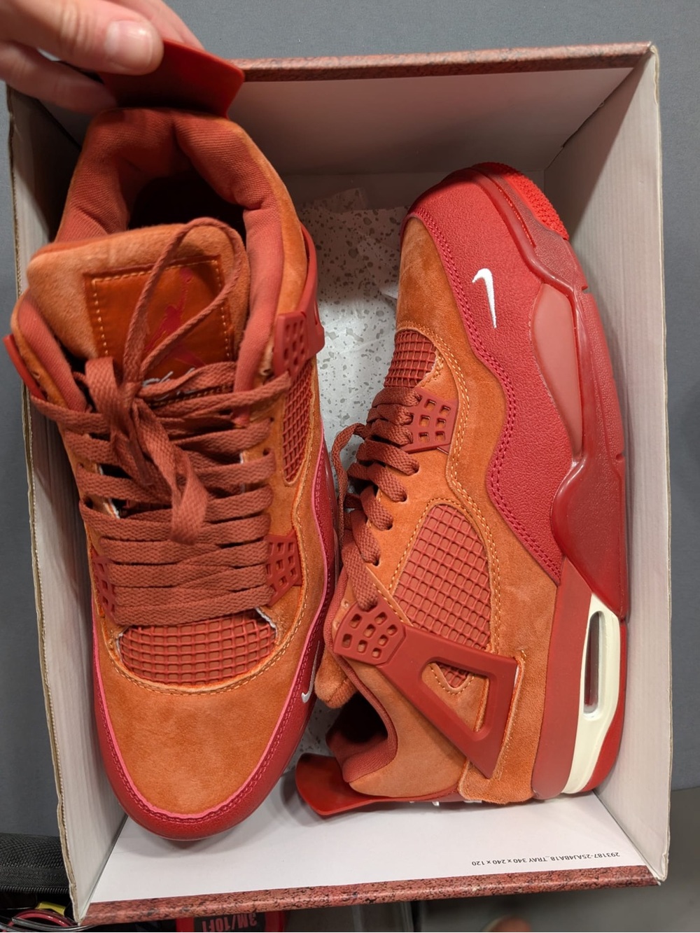 Jordan Air Jordan 4 Sneakers Retro OG SP in Firewood Orange/Seal